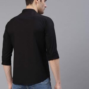 OTUS Men's Cotton Casual/Formal Slim Fit Solid Shirt
